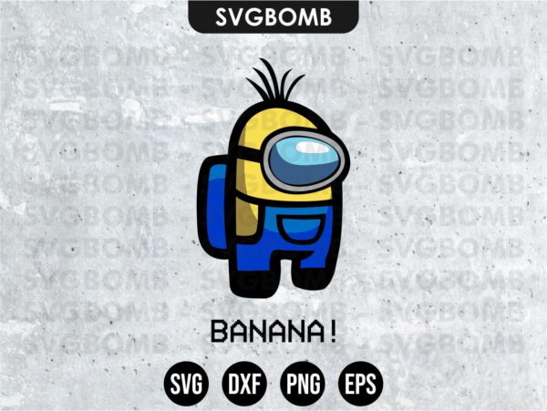 Minion Among Us SVG