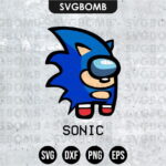 Sonic Among Us SVG