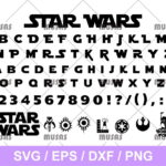 Star Wars Font SVG