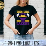 This Girl Loves Her Lakers SVG