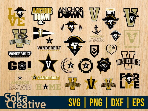 Vanderbilt SVG Bundle