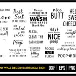 17 Funny Wall Decor Bathroom Sign