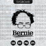 Bernie Sanders Silhouette Face SVG