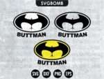 Buttman Decals Cut File SVG