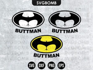 Buttman Decals Cut File SVG