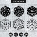 Dice D20 SVG