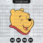 Face Winnie the Pooh SVG