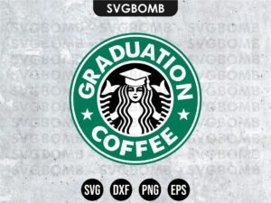 Graduation Coffee Starbucks SVG