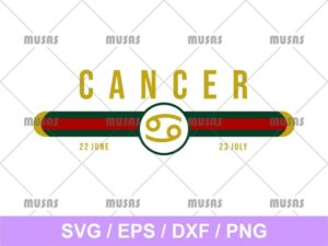 Gucci Cancer Zodiac SVG