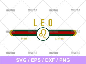 Gucci Leo Zodiac SVG