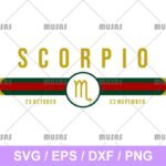 Gucci Scorpio Zodiac SVG