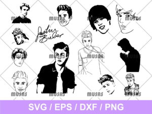 Justin Bieber SVG