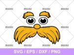 Lorax Face SVG