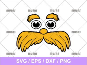 Lorax Face SVG