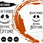 Nightmare Before Bedtime T Shirt Design SVG