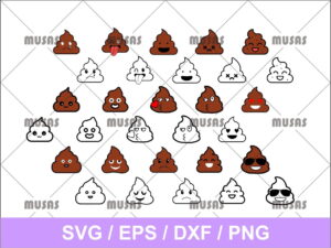 Poop Emoji SVG