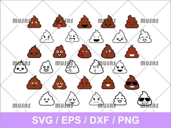 Poop Emoji SVG