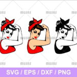 Rosie The Riveter SVG