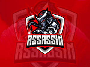 assassin logo esport vector