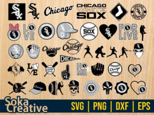 Baseball Chicago White Sox SVG Bundle