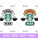 Central Perk Starbucks Cup SVG