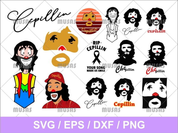 Cepillin Clown SVG