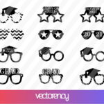 Class of 2021 Graduation Party Photo Booth Props SVG