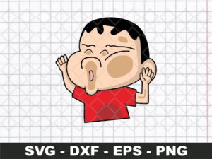 Crayon Shinchan Sticker SVG