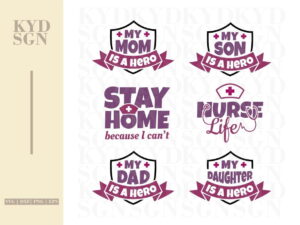 Family Nurse Bundle SVG