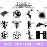 Game of Thrones Lannister Targaryen Stark SVG