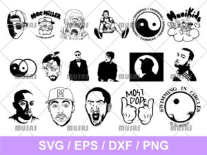 Mac Miller SVG Vector Bundle