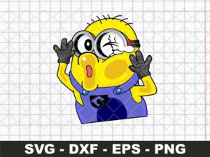 Minions Funny Sticker SVG