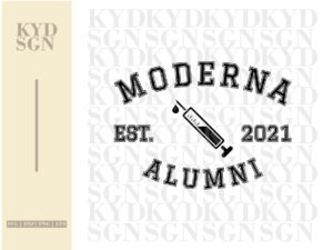 Moderna Alumni Est 2021 SVG