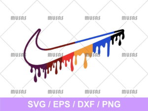 Nike Drip Color SVG