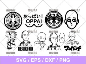 One Punch Man Anime Manga SVG