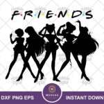 Sailor Moon Friends SVG