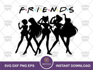 Sailor Moon Friends SVG