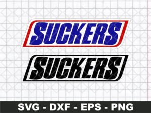 Snicker Sucker Funny Logo SVG