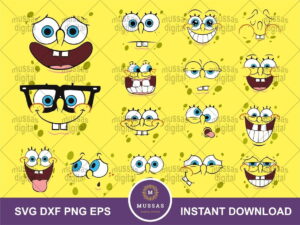 Spongebob Face SVG