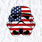 Stormtrooper US Flag SVG