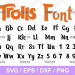 Trolls Font SVG