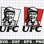 UFC KFC Funny Logo SVG