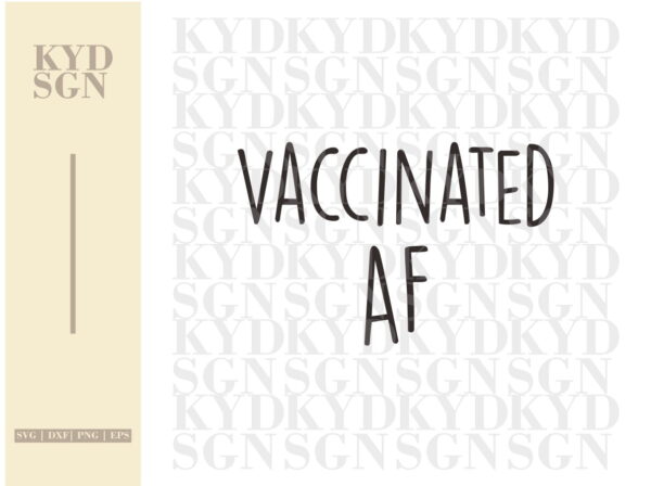 Vaccinated AF SVG