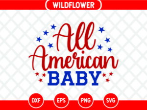 All American Baby SVG