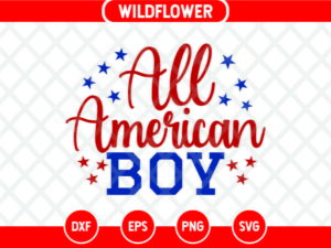 All American Boy SVG