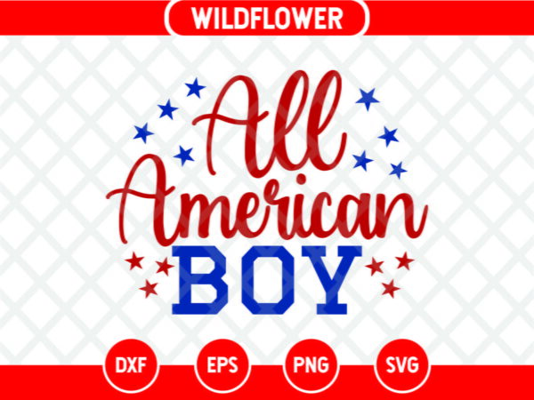 All American Boy SVG