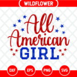 All American Girl SVG