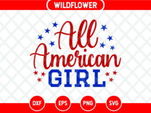 All American Girl SVG