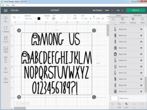 Among Us Font 7