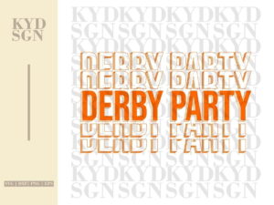 Derby Party SVG